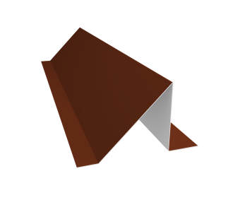 фото Планка снегозадержания Grand Line 0,5 Сатин с пленкой RAL 3009 оксидно-красный (3м) Центр Кровли картинка Планка снегозадержания Grand Line 0,5 Сатин с пленкой RAL 3009 оксидно-красный (3м) Центр Кровли