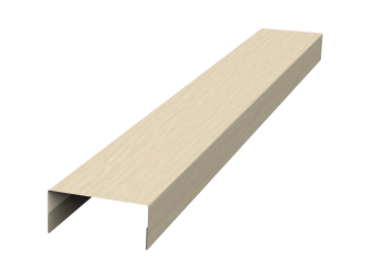 картинка Крышка 30х15 жалюзи Texas 0,45 Print Elite Milky Wood TwinColor (2,5м) Центр Кровли