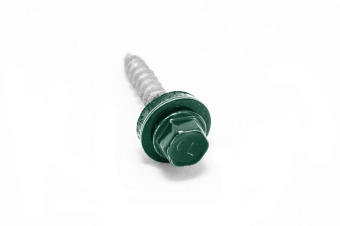 фото Саморез 4,8х29 Grand Line Pro с керамическим покрытием UltraZinc RAL 6005 Центр Кровли картинка Саморез 4,8х29 Grand Line Pro с керамическим покрытием UltraZinc RAL 6005 Центр Кровли