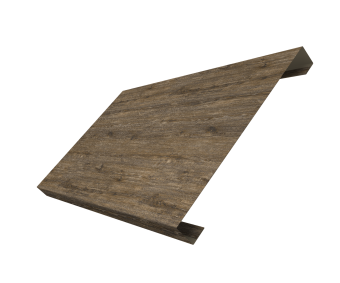 картинка Ламель лицевая 200 забора жалюзи Texas 0,45 Print Elite с пленкой Nordic Wood TwinColor Центр Кровли