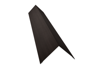 картинка Угол внешний 110х110 0,45 Print Elite с пленкой Coffee Wood TwinColor (3м) Центр Кровли