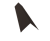Угол внешний 110x110 0,5 Atlas X с пленкой RR 32 темно-коричневый (2м) Центр Кровли