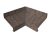 Угол отлива внутренний 70 0,45 Print Elite с пленкой White Wood TwinColor Центр Кровли