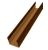Стойка жалюзи Milan Slim 0,45 Print Premium Golden Wood Intense FTC (3м) Центр Кровли