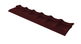 картинка Модуль обхода трубы МЧ классик 0,5 Satin Matt TX с пленкой RAL 3005 красное вино Центр Кровли