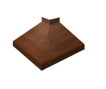 картинка Угол отлива внешний 100 0,4 Print Premium с пленкой Golden Wood Fresh TwinColor Центр Кровли