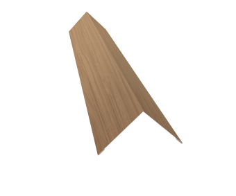 картинка Угол внешний 110х110 0,45 Print Elite Honey Wood TwinColor (3м) Центр Кровли