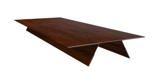 картинка Планка стыковочная составная верхняя 0,45 Print-Double Premium Cherry Wood Fresh (3м) Центр Кровли