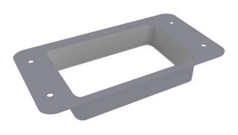 фото Воронка врезная прямоугольная Vortex Lite PE RAL 7004 сигнальный серый Центр Кровли картинка Воронка врезная прямоугольная Vortex Lite PE RAL 7004 сигнальный серый Центр Кровли