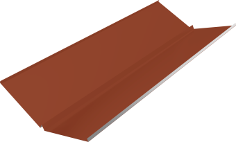 фото Планка ендовы нижней с компенсатором Grand Line 0,45 PE с пленкой RAL 8004 терракота (3м) Центр Кровли картинка Планка ендовы нижней с компенсатором Grand Line 0,45 PE с пленкой RAL 8004 терракота (3м) Центр Кровли