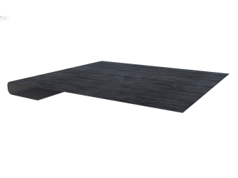 картинка Планка завершающая 0,45 Print Premium Grey Wood TwinColor (2м) Центр Кровли