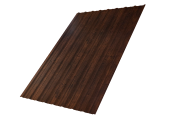 картинка Профнастил С10A 0,45 Print-Double Premium Cherry Wood Dark F Центр Кровли