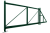 Ворота откатные Colority Zinc 2,03x4,5 RAL 6005 Центр Кровли