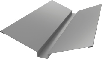 фото Планка ендовы верхней 115х30х115 Grand Line 0,45 Drap TX RAL 7047 телегрей 4 (3м) Центр Кровли картинка Планка ендовы верхней 115х30х115 Grand Line 0,45 Drap TX RAL 7047 телегрей 4 (3м) Центр Кровли