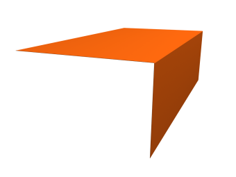 картинка Планка околооконная фальц 0,45 PE с пленкой RAL 2004 оранжевый (3м) Центр Кровли