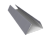Планка стыковочная составная нижняя 0,5 Satin с пленкой RAL 7004 сигнальный серый (2м) Центр Кровли