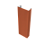 Полустолб для С21 0,5 PurLite Matt с пленкой RAL 8004 терракота (L2,5) Центр Кровли