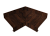 Угол отлива внутренний 50 0,45 Print Elite с пленкой Cherry Wood TwinColor Центр Кровли