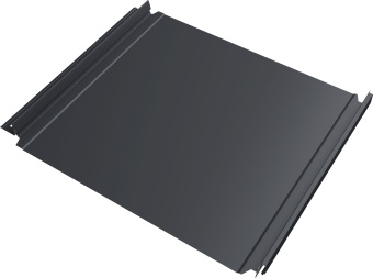картинка Кликфальц Double Pro Grand Line 0,5 ПЭ слим с пленкой на замках RAL 7004 сигнальный серый Центр Кровли