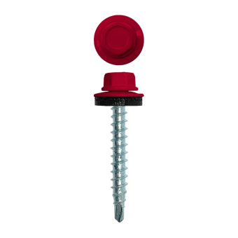 картинка Саморез кровельный 4,8х35 (250шт) сверло №1 RAL 3003 Центр Кровли