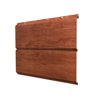 картинка ЭкоБрус new 0,45 Print Premium с пленкой Rowan Wood Intense FTC Центр Кровли