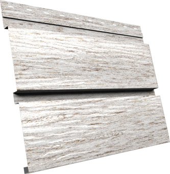 картинка Квадро Брус 3D в02 Grand Line 0,45 Принт Элит Снежное дерево TwinColor Центр Кровли