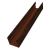 Стойка жалюзи Milan Slim 0,45 Print Elite Cherry Wood TwinColor (2,5м) Центр Кровли