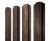 Штакетник Прямоугольный фигурный 0,45 Print Premium Almond Wood Fresh Центр Кровли