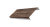 Ламель обратная 125 забора жалюзи Texas 0,45 Print Premium с пленкой Almond Wood Fresh Центр Кровли