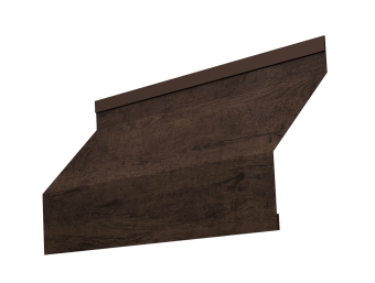 картинка Ламель забора жалюзи Milan new 0,45 Print Elite с пленкой Antique Wood TwinColor Центр Кровли