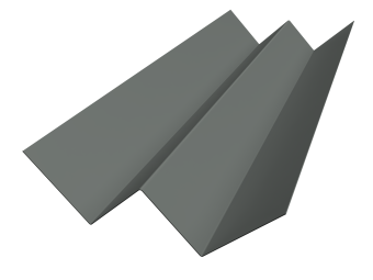 фото Угол внутренний фибросайдинга Slim 0,45 PE с пленкой RAL 7005 мышино-серый (3м) Центр Кровли картинка Угол внутренний фибросайдинга Slim 0,45 PE с пленкой RAL 7005 мышино-серый (3м) Центр Кровли