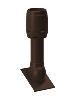 фото Дефлектор вытяжной вентиляции для плоской черепицы (h 700 мм, d 160 мм) Тевива, Эво, Ревива коричневый Центр Кровли картинка Дефлектор вытяжной вентиляции для плоской черепицы (h 700 мм, d 160 мм) Тевива, Эво, Ревива коричневый Центр Кровли