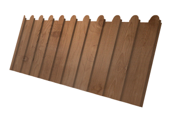 картинка Профнастил С8A v01 фигурный 0,45 Print Premium Pine Wood Fresh Центр Кровли