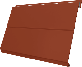 картинка Вертикаль 0,2 line Grand Line 0,5 Satin Matt с пленкой RAL 8004 терракота Центр Кровли