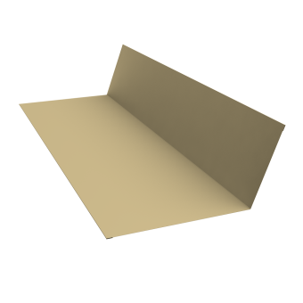 картинка Планка примыкания 150х246 0,45 PE lite с пленкой RAL 1014 слоновая кость (3м) Центр Кровли