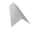 Планка конька плоского 145х145 0,45 PE-Double с пленкой RAL 9003 сигнальный белый (3м) Центр Кровли