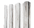 Штакетник Прямоугольный фигурный 0,45 Print Elite Snow Wood TwinColor Центр Кровли