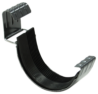 картинка Соединитель желоба Grand Line ПЭ 150мм RAL 7024 мокрый асфальт Центр Кровли