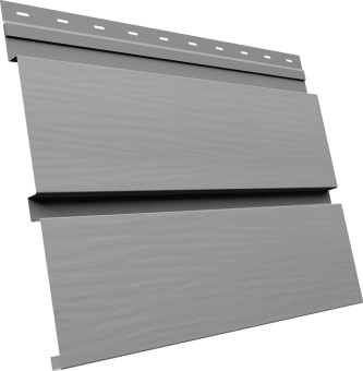 картинка Квадро Брус 3D в02 Grand Line 0,45 ПЭ с пленкой RAL 7004 сигнальный серый Центр Кровли