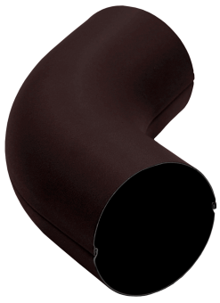 картинка Колено 60 град 90 мм Matte PU RAL 9005 Центр Кровли