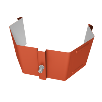 фото Крепление трубы для гофры на кирпич Vortex Lite Matt RAL 8004 терракота Центр Кровли картинка Крепление трубы для гофры на кирпич Vortex Lite Matt RAL 8004 терракота Центр Кровли