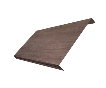 картинка Ламель обратная 200 забора жалюзи Texas 0,45 Print Elite с пленкой White Wood TwinColor Центр Кровли