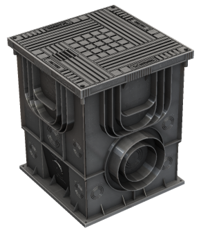 картинка Колодец коммуникационный Master Aquastok 350х350х420 с крышкой (4355) Центр Кровли