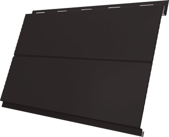 картинка Вертикаль 0,2 line Grand Line 0,45 Drap ST с пленкой RR 32 темно-коричневый Центр Кровли