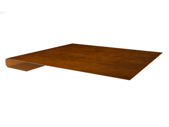 картинка Планка завершающая 0,4 Print Premium Golden Wood Intense FTC (2м) Центр Кровли