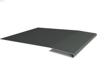 картинка Планка начальная 0,45 PE с пленкой RAL 7005 мышино-серый (3м) Центр Кровли