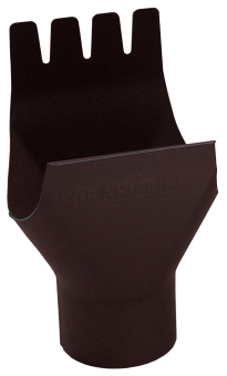 картинка Воронка 125/90 мм Matte PU RAL 9005 Центр Кровли