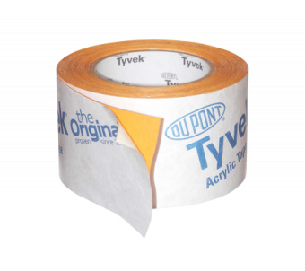 картинка Скотч Tyvek Acrylic Tape для герметизации перехлестов (75ммх25м) Центр Кровли