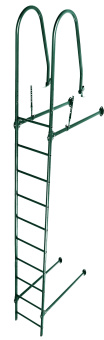 картинка Лестница стеновая Grand Line RAL 6005 2,76м Центр Кровли