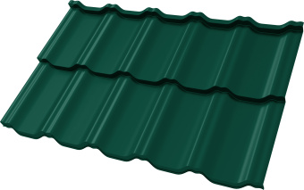 фото Профиль волновой "Квинта Уно" ("Kvinta Uno") 0,45 Drap RAL 6005 зеленый мох Центр Кровли картинка Профиль волновой "Квинта Уно" ("Kvinta Uno") 0,45 Drap RAL 6005 зеленый мох Центр Кровли
